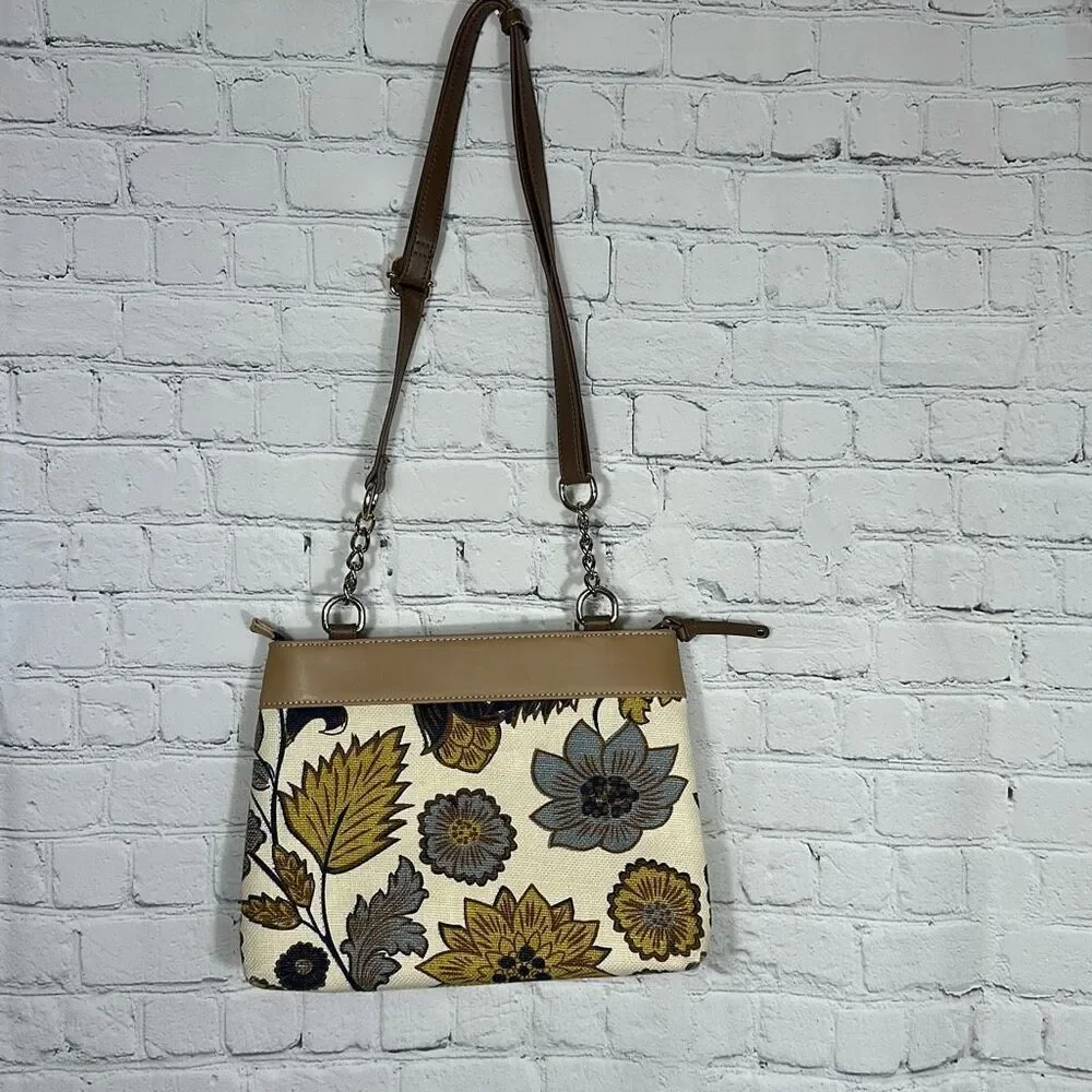 Spartina 449 Crossbody Bag Daufuskie Island Gold Hardware Purse Pocketbook Handb